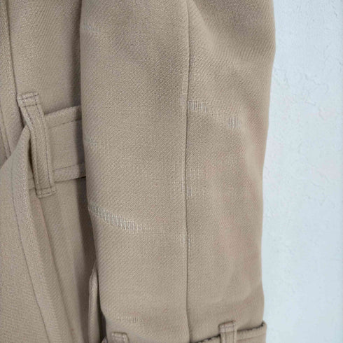 バーバリーブルーレーベル BURBERRY BLUE LABEL ウールコート アウター ミドル リボンベルト 裏地ノバチェック柄 レディース 38