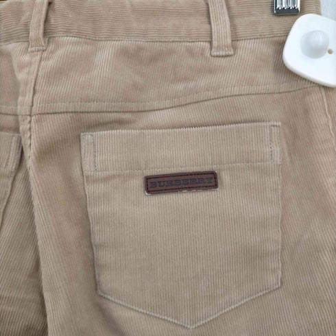 バーバリーロンドン BURBERRY LONDON ワークパンツ コーデュロイ 裏地ノバチェック レディース