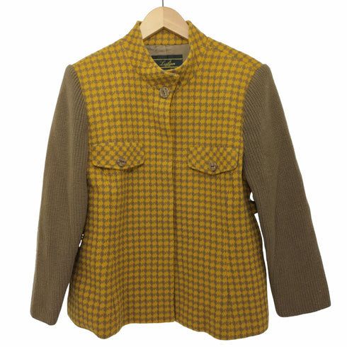 レリアン Leilian MADE IN JAPAN 袖切替 スタンドカラー ウールジャケット レディース 13
