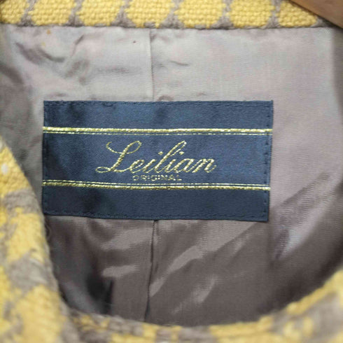 レリアン Leilian MADE IN JAPAN 袖切替 スタンドカラー ウールジャケット レディース 13