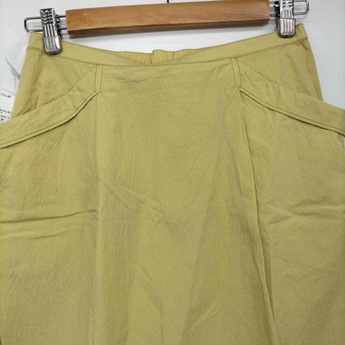 フルギ s.t.b コットンポリウレタン シワ加工 膝丈スカート レディース JPN:38
