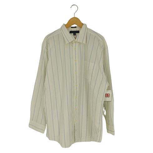 トミーヒルフィガー TOMMY HILFIGER オーバーサイズ ストライプシャツ メンズ import:XXL