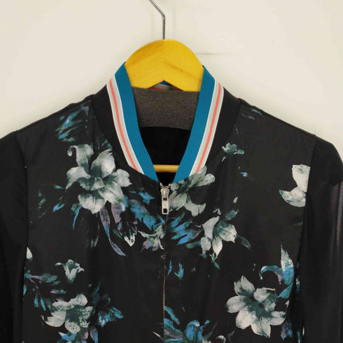 パピヨネ PAPILLONNER 総柄シアーブルゾン レディース ONE SIZE