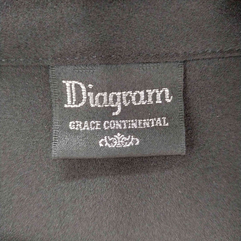ダイアグラムグレースコンチネンタル Diagram GRACE CONTINENTAL フラワー刺繍 ブラウス レディース JPN:36