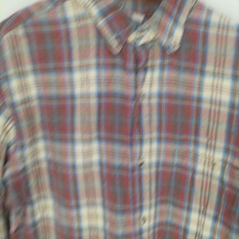 アッシュ クリーク ASH CREEK ケニア製 ボタンダウンチェックシャツ メンズ import:M