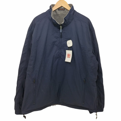 エディーバウアー Eddie Bauer OUTDOOR GEAR リバーシブル ハーフジップジャケット メンズ import:XL