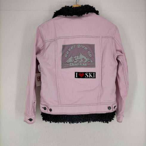 ピンコ PINKO DREAMon MOUNTAIN ワッペンボアブルゾン ジャケット レディース 34