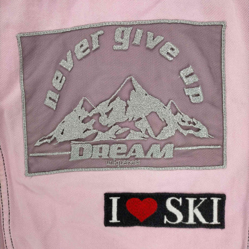 ピンコ PINKO DREAMon MOUNTAIN ワッペンボアブルゾン ジャケット レディース 34