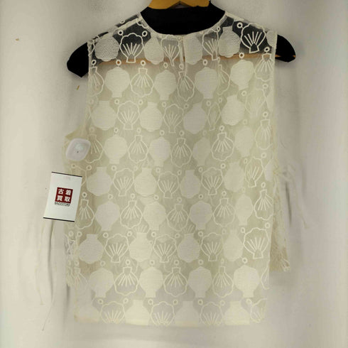 chambre de charme サイドリボン レースタンクトップ レディース FREE