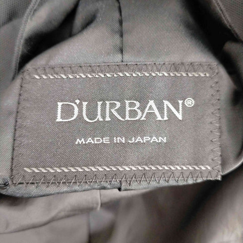 ダーバン DURBAN ロングコート シングル 比翼ボタン 中綿ライナー付き メンズ 3L