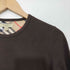 バーバリーロンドン BURBERRY LONDON ノバチェック エルボーパッチ クルーネックTシャツ レディース import:M