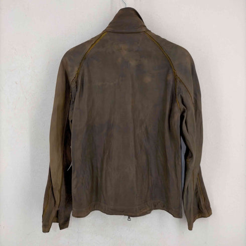 イサムカタヤマバックラッシュ ISAMU KATAYAMA BACKLASH レザージャケット ヴィンテージ加工 メンズ