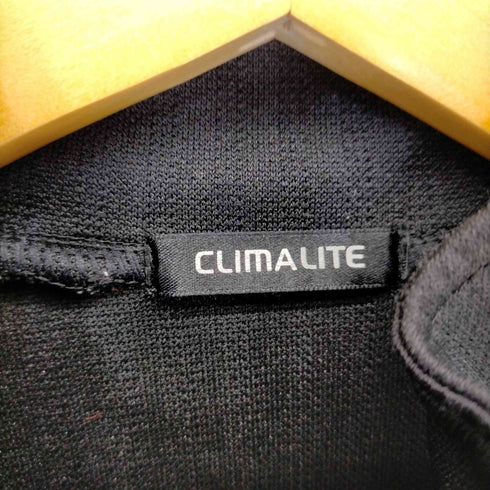 アディダス adidas CLIMA LITE 黒×金 スリーストライプジャージトップ レディース