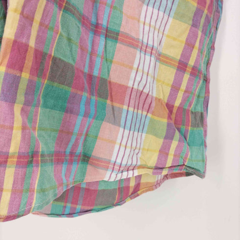 KENNETH GORDON USA製 ボタンダウンチェックシャツ メンズ import:XL
