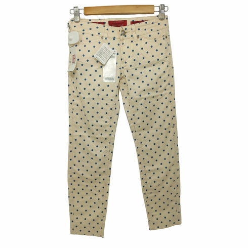 ヤコブコーエン JACOB COHEN ドット テーパードパンツ レディース UK:24