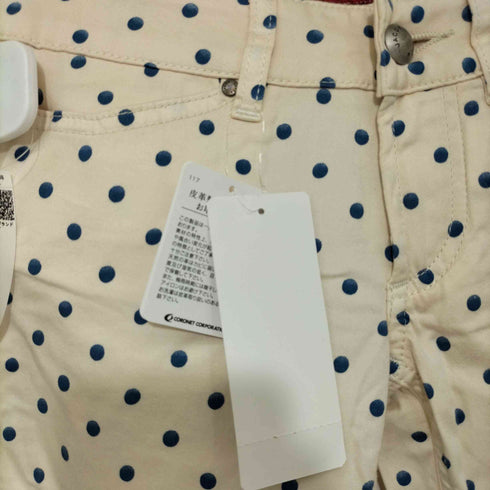 ヤコブコーエン JACOB COHEN ドット テーパードパンツ レディース UK:24