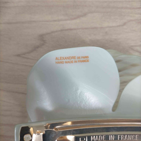 アレクサンドルドゥパリ ALEXANDRE DE PARIS バレッタ カメリア ラインストーン ライトグリーン レディース ONE SIZE