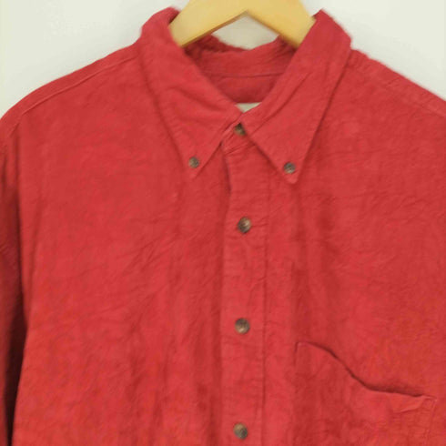 エディーバウアー Eddie Bauer 白タグ ボタンダウンコーデュロイシャツ メンズ import:XL