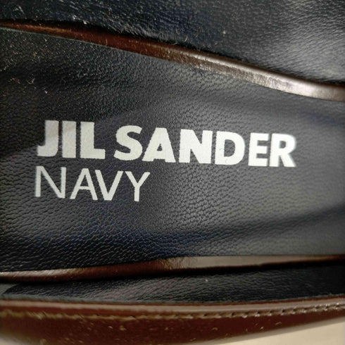 ジルサンダーネイビー JIL SANDER NAVY ベルッテッドヒールパンプス レディース JPN:37