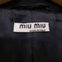 ミュウミュウ miu miu 2016 フラワーモチーフ レース切替 2Bチェスターコート レディース 38