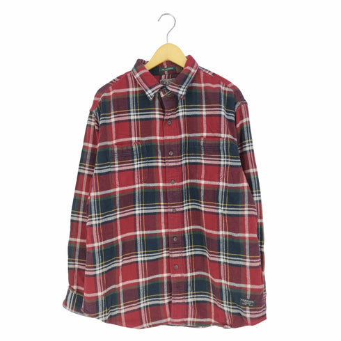 ジーエイチバス G.H.BASS FOR HARD SERVICE ネルチェックシャツ メンズ import:XL