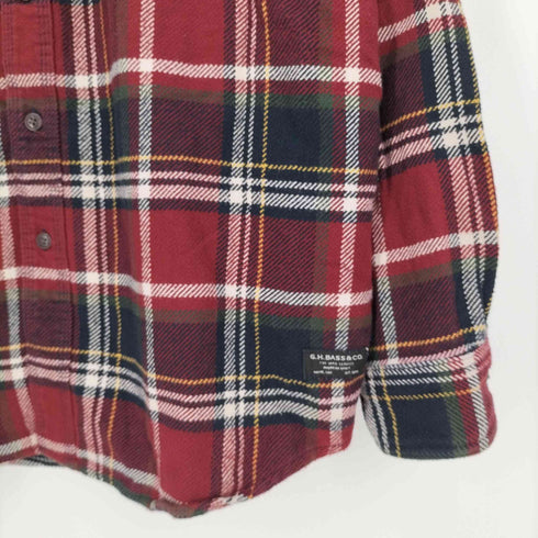 ジーエイチバス G.H.BASS FOR HARD SERVICE ネルチェックシャツ メンズ import:XL
