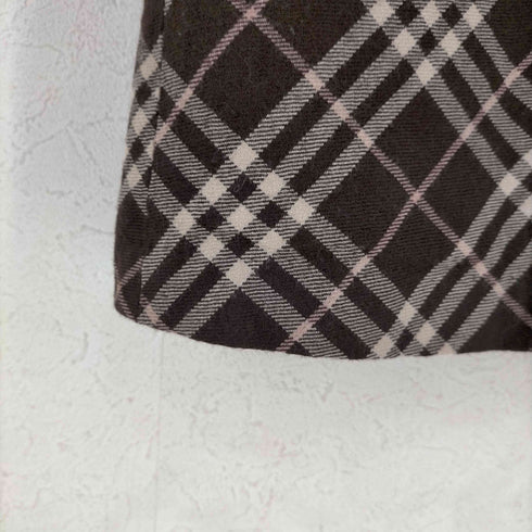 バーバリーブルーレーベル BURBERRY BLUE LABEL 台形スカート チェック レディース 36
