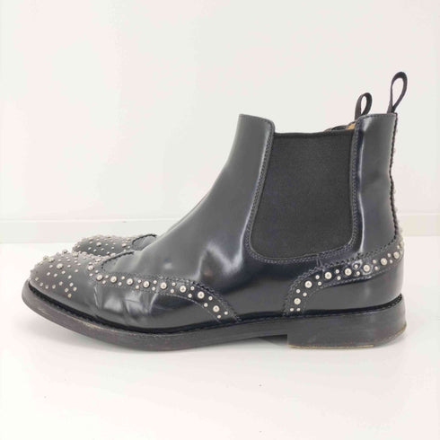 チャーチ Church's ketsby met ケッツビーメット スタッズサイドゴアブーツ レディース JPN:22