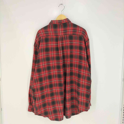 ギャップ Gap OLD オールド 白タグ ネル オンブレチェックシャツ メンズ import:XL