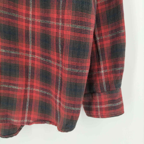 ギャップ Gap OLD オールド 白タグ ネル オンブレチェックシャツ メンズ import:XL