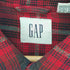 ギャップ Gap OLD オールド 白タグ ネル オンブレチェックシャツ メンズ import:XL