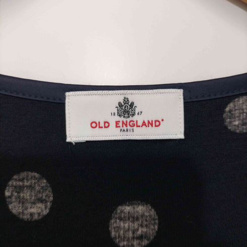 オールドイングランド OLD ENGLAND ドット柄 水玉 ショートスリーブワンピース レディース