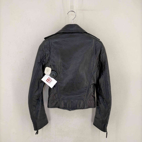 バレンシアガ BALENCIAGA ラムスキン ダブル ライダースジャケット 中綿 ジップアップ レディース JPN:34 XS