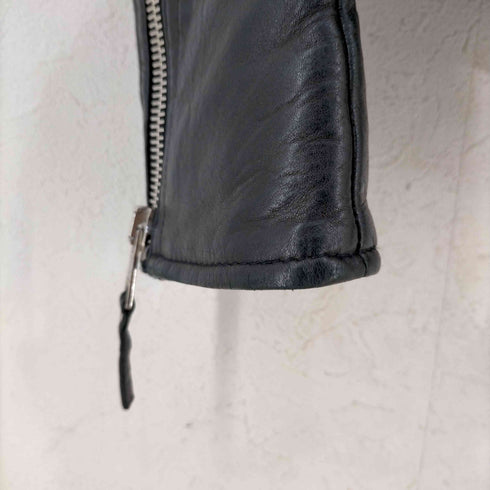 バレンシアガ BALENCIAGA ラムスキン ダブル ライダースジャケット 中綿 ジップアップ レディース JPN:34 XS