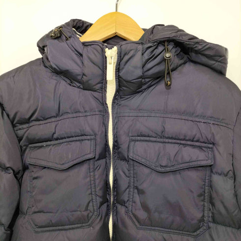 スコッチアンドソーダ SCOTCH&SODA フロントポケット ハイネックフード ナイロン ダウンジャケット メンズ