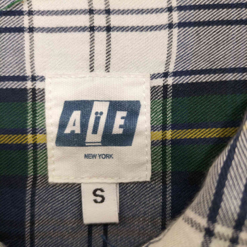 エーアイイー AiE ロングスリーブ チェック カジュアルシャツ メンズ JPN:S