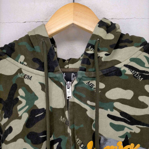MEDM CAMOUFLAGE FOAM PRINT ZIP HOODIE メンズ JPN:M