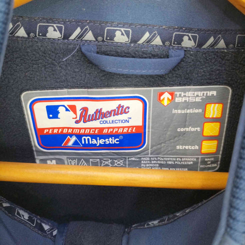 マジェスティック MAJESTIC MLBチームロゴ スタジャン ソフトシェルジャケット メンズ import:M
