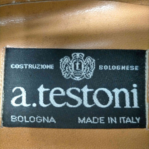 ア・テストーニ a.testoni メッシュ ドレスシューズ メンズ UK:7