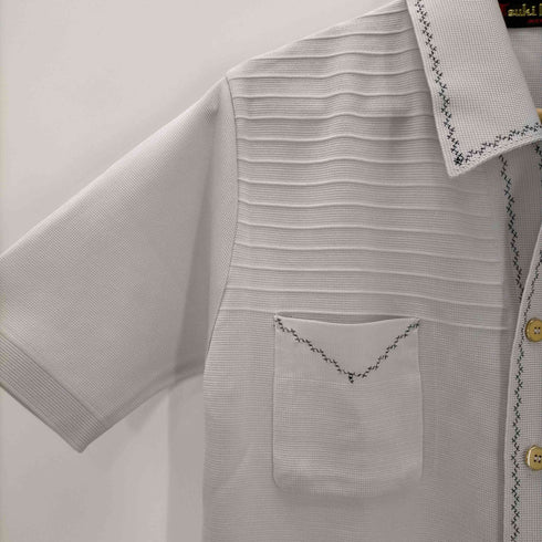 TSUKI HATAL S/S ステッチデザインシャツ メンズ