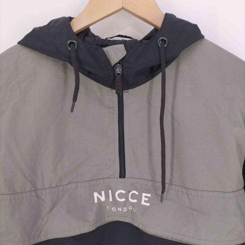 NICCE バイカラー ハーフジップ アノラックパーカー メンズ import:L
