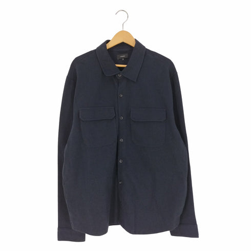 ヴィンス VINCE ソリッド ストレッチ ポプリンシャツジャケット メンズ import:XL