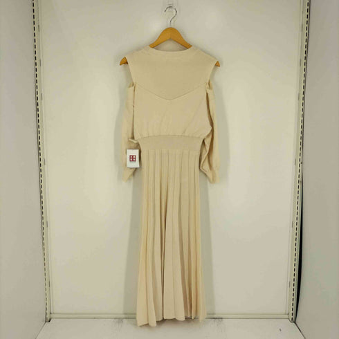 マジェスティックレゴン MAJESTIC LEGON 肩あきカシュクールニットワンピース レディース JPN:M