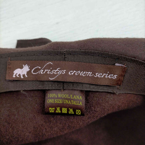 クリスティーズ Christys 中折れハット 中折れ帽 帽子 ウール リボン レディース ONE SIZE