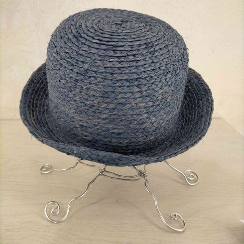 キジマタカユキ KIJIMA TAKAYUKI 22SS RAFFIA METRO HAT 帽子 ラフィアハット レディース L