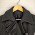 ザリラクス THE RERACS 17AW Pコート ピーコート アウター 中綿 グレンチェック ロング 1 ダークグレー ブラック レディース JPN:1