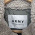 アッパーハイツ upper hights ARMY THE FUN ボアブルゾン ボアジャケット キルティングコート アウター ミドル丈 切替 1 グレージュ ベージュ レディース JPN:1