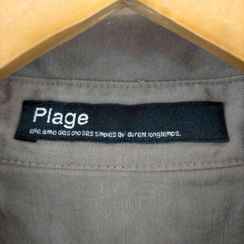 プラージュ PLAGE 22AW Nidom bio compact シャツ カジュアルシャツ ポケット レディース FREE