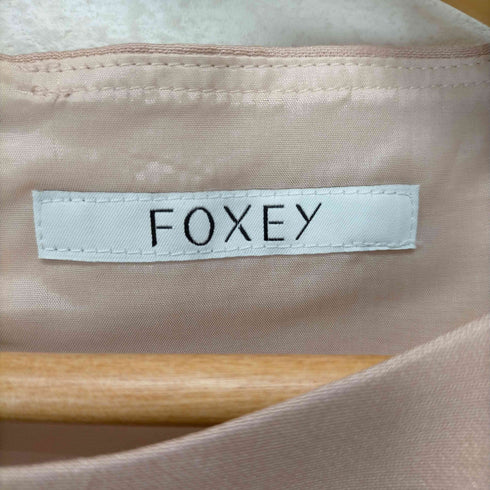 フォクシーニューヨーク FOXEY NEW YORK Tulip Rouge ドレスワンピース ノースリーブ ロング 38 ピンク 36275 レディース JPN:36