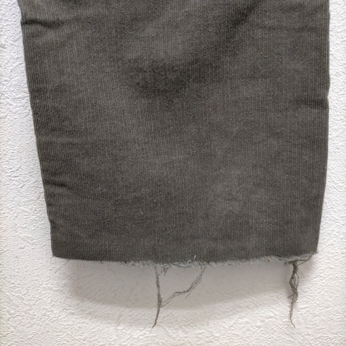 マザー mother Corduroy Insider Crop Step Fray パンツ コーデュロイ カットオフ カーキ レディース